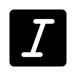 text italic fill