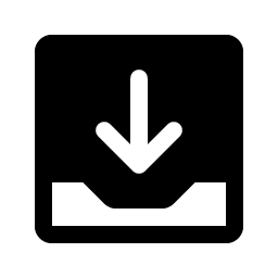 tray arrow down fill