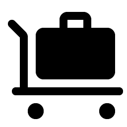 trolley suitcase fill