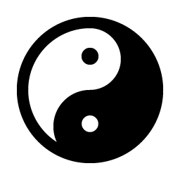 yin yang fill