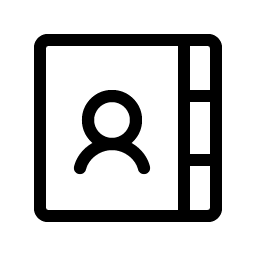 address book tabs light