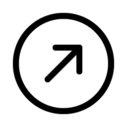 arrow circle up right light