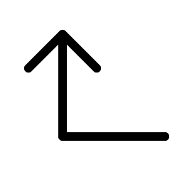 arrow elbow left up light