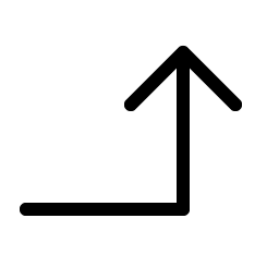 arrow elbow right up light