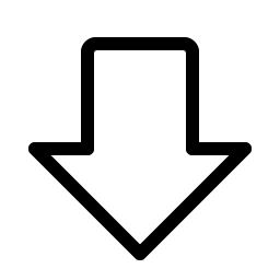 arrow fat down light