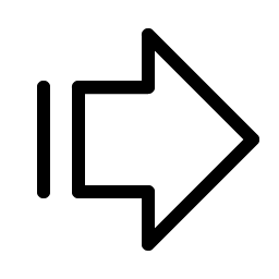 arrow fat line right light