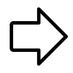 arrow fat right light