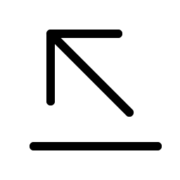 arrow line up left light