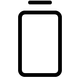 battery vertical empty light