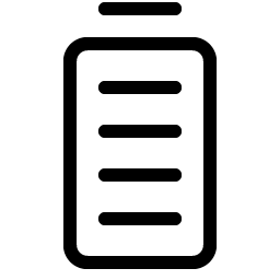 battery vertical full light