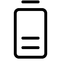 battery vertical medium light