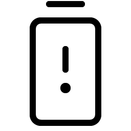 battery warning vertical light