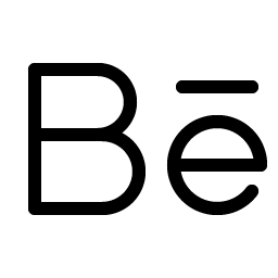 behance logo light
