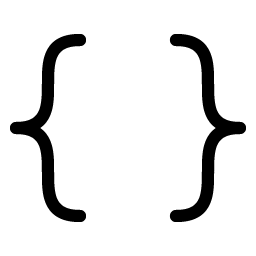 brackets curly light