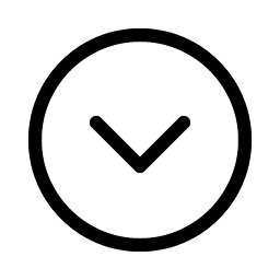 caret circle down light