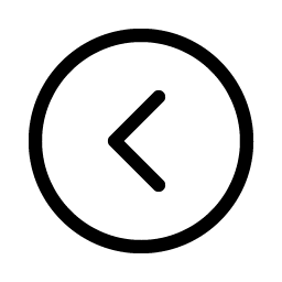 caret circle left light