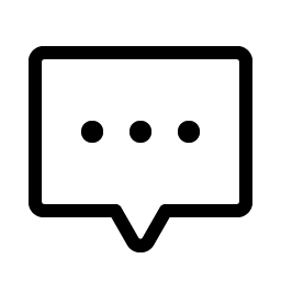 chat centered dots light