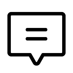 chat centered text light