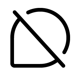 chat teardrop slash light