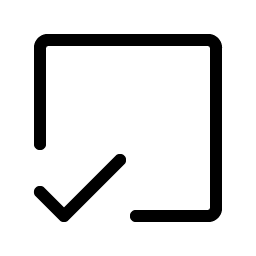 check square offset light