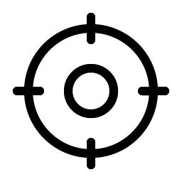 Crosshair Light icon - free SVG