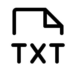 File Txt Light icon