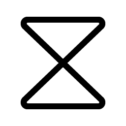 Hourglass Simple Light icon