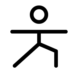 Person Simple Tai Chi Light icon
