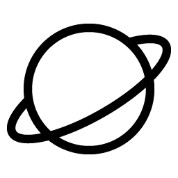 Planet Light icon - free SVG