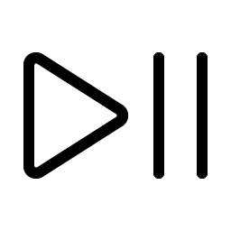 Play Pause Light icon - free SVG