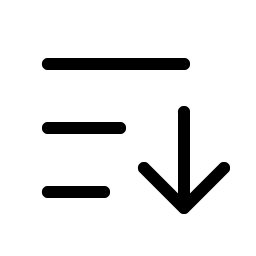 sort ascending light