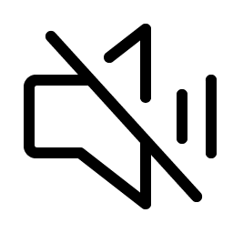 speaker simple slash light