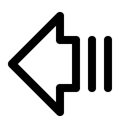 arrow fat lines left