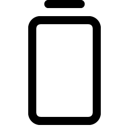 battery vertical empty