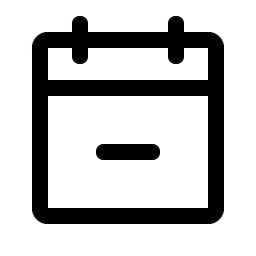 calendar minus
