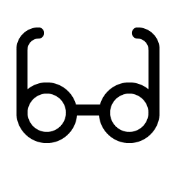 Eyeglasses icon