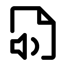 File Audio icon