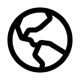 Globe Hemisphere West icon