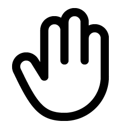 Hand icon