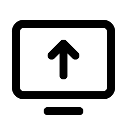 Monitor Arrow Up icon