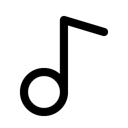 Music Note Simple icon