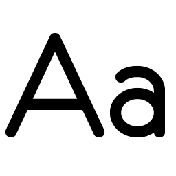 text aa