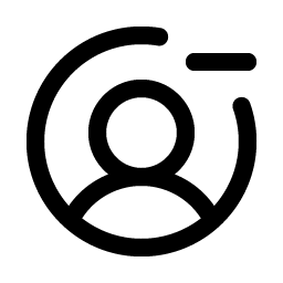 user circle minus