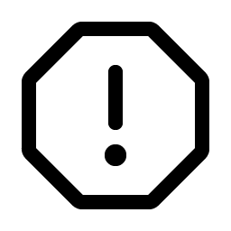 warning octagon