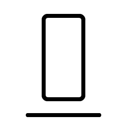 align bottom simple thin