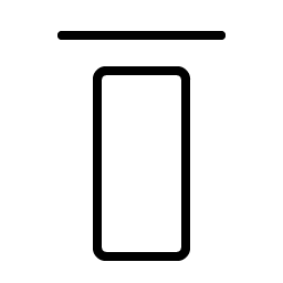 align top simple thin