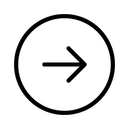 arrow circle right thin