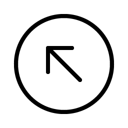 arrow circle up left thin