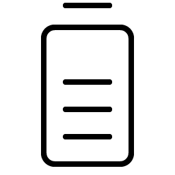 battery vertical high thin