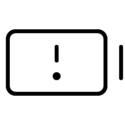 battery warning thin